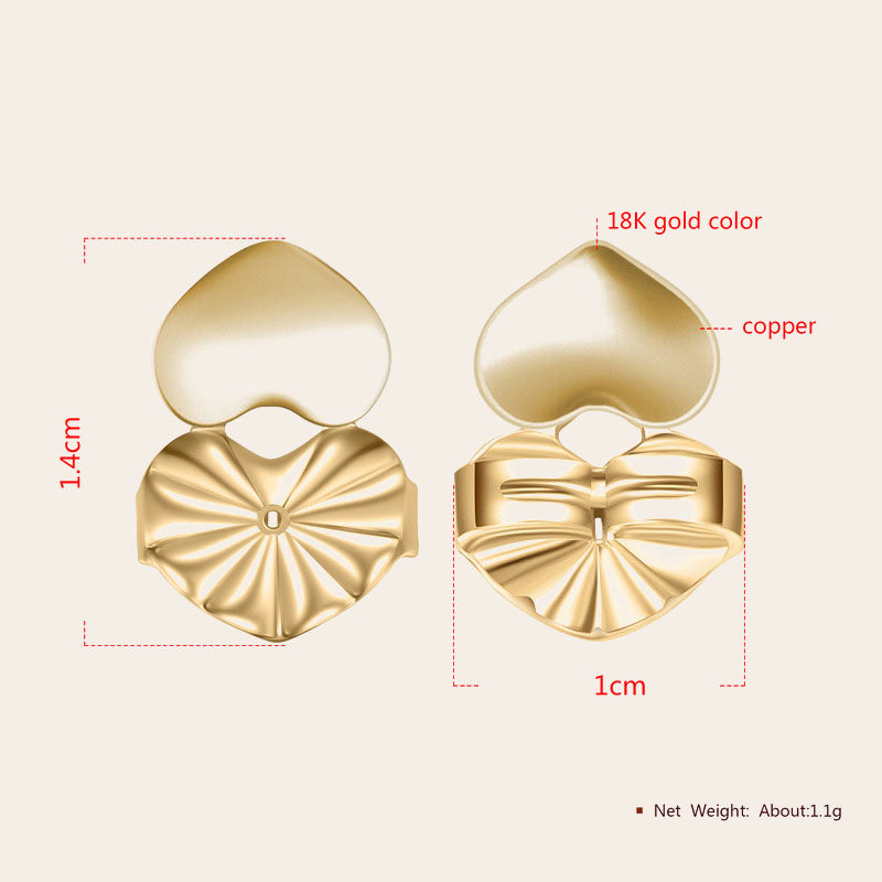 Copper Earring Aid & Heart-Shaped Ear Plug