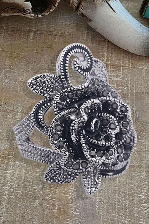 Antique-Inspired Rose Diamond Ring