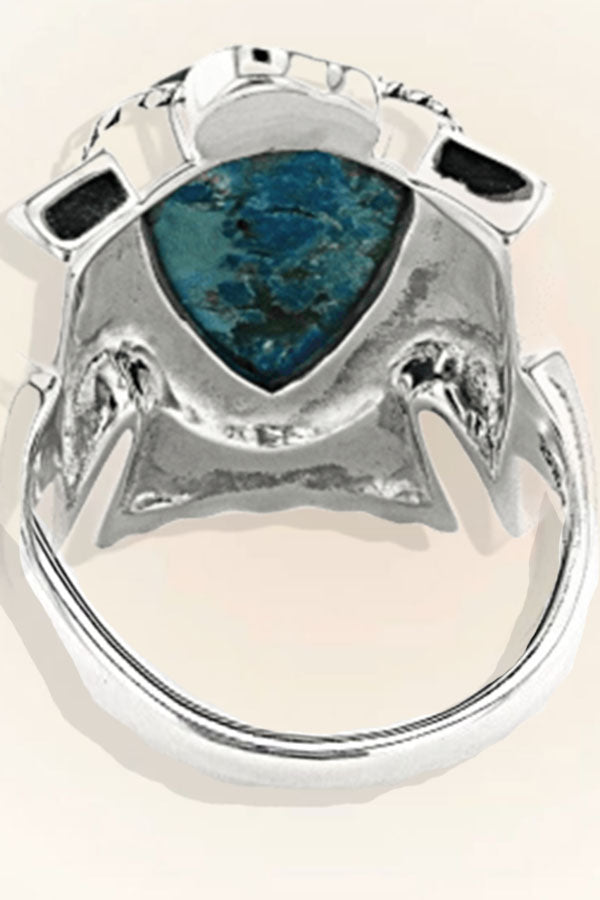 Vintage Eagle Turquoise Ring