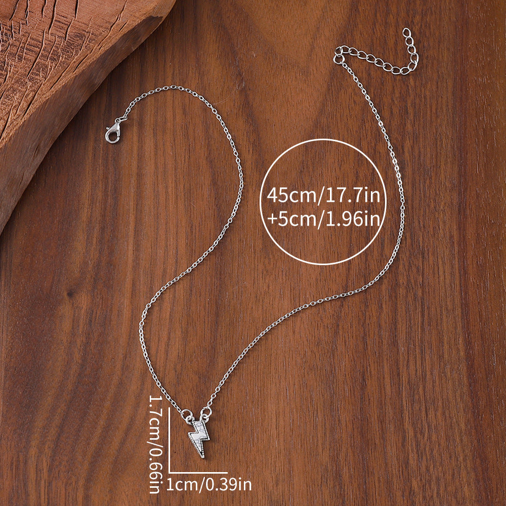 Bohemian Lightning Turquoise Pendant Necklace