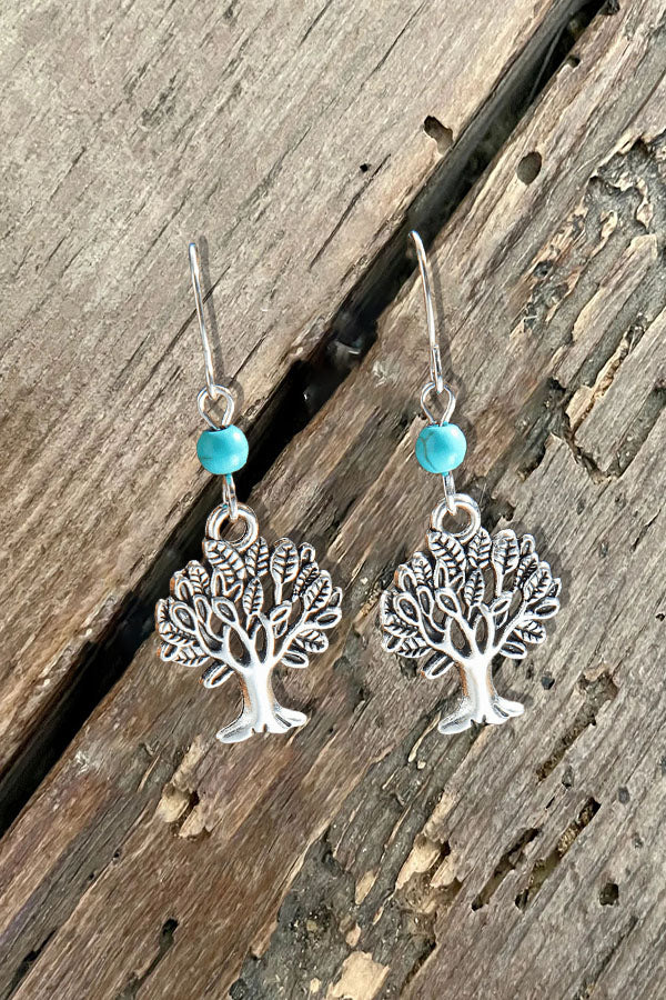 Vintage Freedom Bird Turquoise Earrings