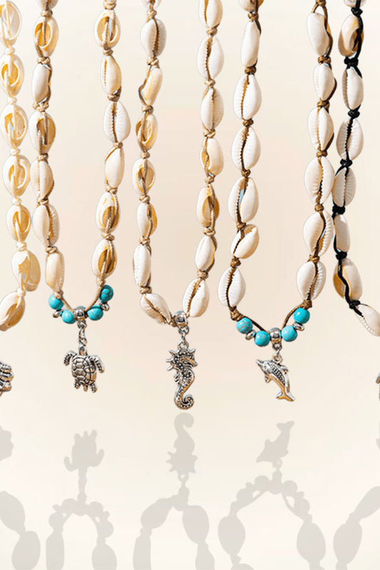 Ocean Wind Mermaid Shell Necklace Resort Island Beach Necklace