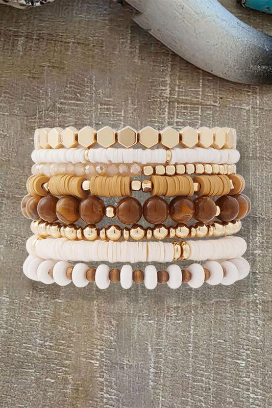 Boho Heishi Bead Bracelet Set