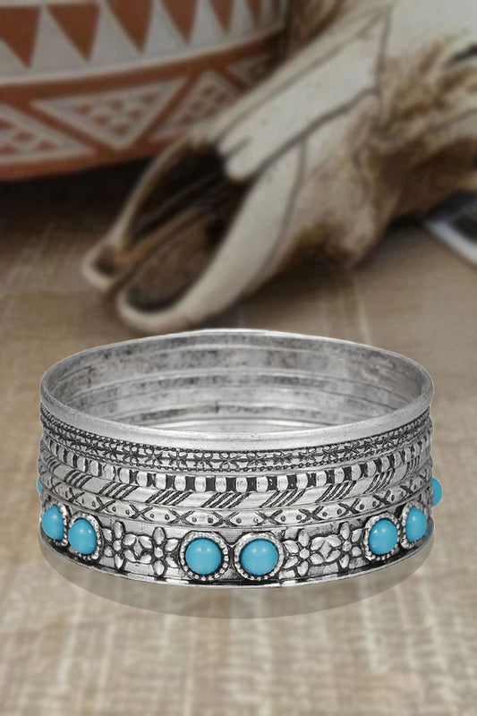 Boho Western Turquoise Bracelet
