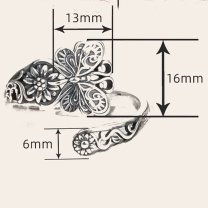 Vintage Boho Butterfly Ring