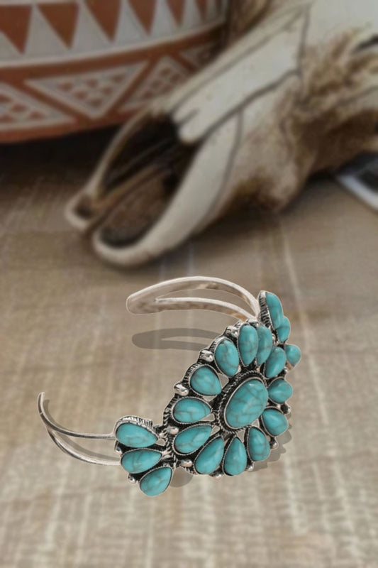 Vintage Western Ethnic Boho Turquoise Bracelet