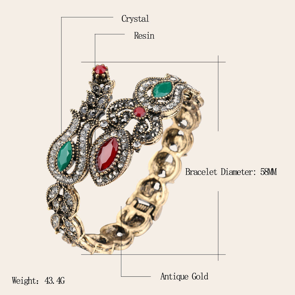 Vintage Ethnic Gemstone Bracelets