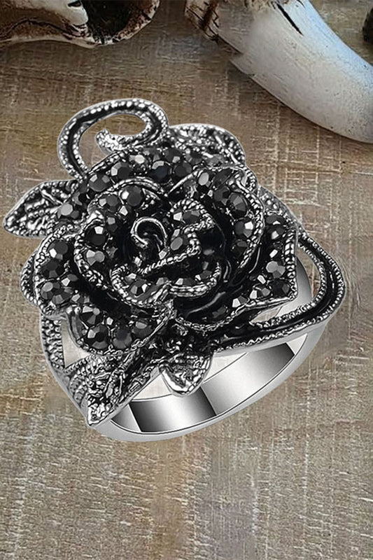 Antique-Inspired Rose Diamond Ring