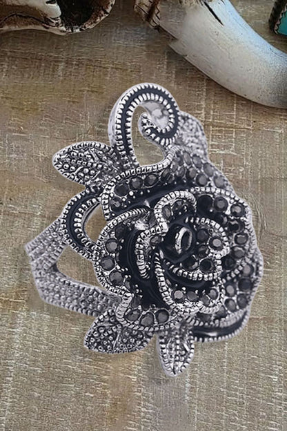 Antique-Inspired Rose Diamond Ring