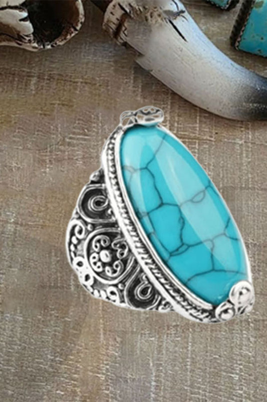 Bohemian Vintage Turquoise Ring