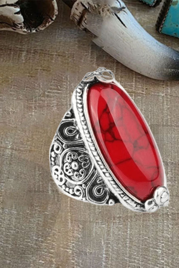 Bohemian Vintage Turquoise Ring