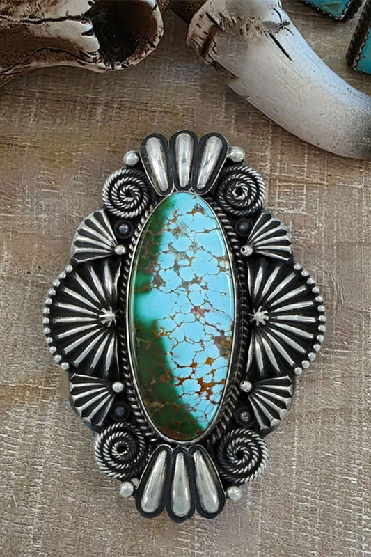 Stunning Natural Royston Turquoise Ring