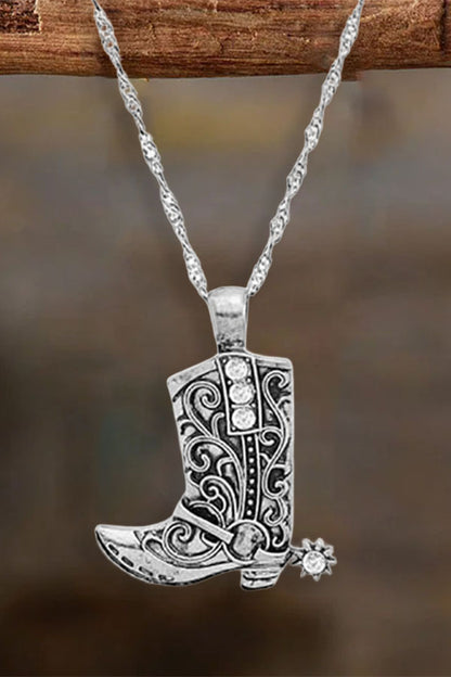 ‌Rebel Boho Cowboy Earrings & Necklace Set