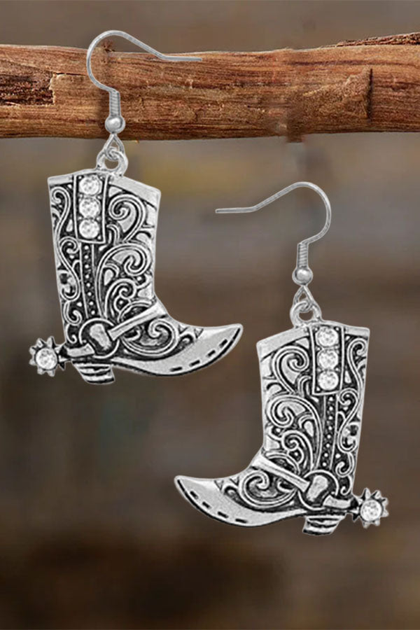 ‌Rebel Boho Cowboy Earrings & Necklace Set