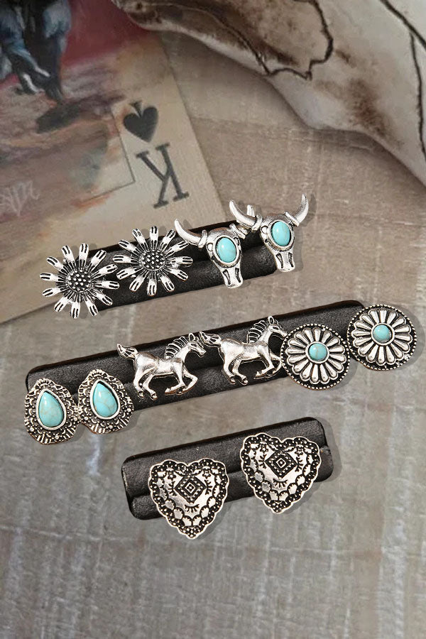 Wild West Turquoise Earrings