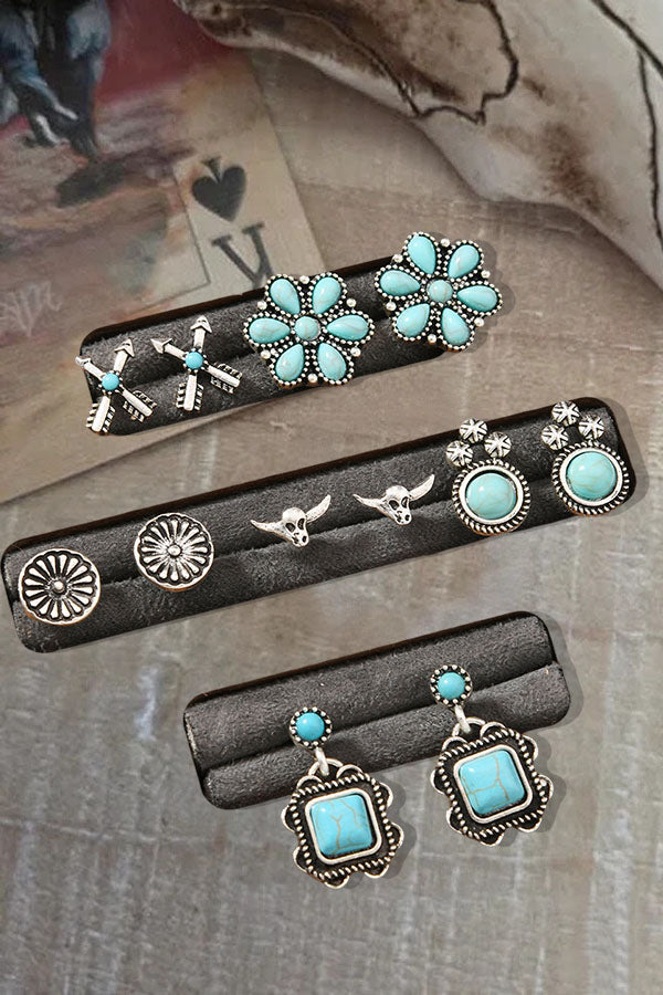 Wild West Turquoise Earrings