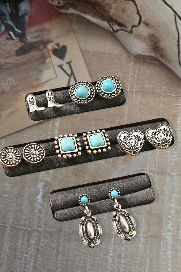 Wild West Turquoise Earrings