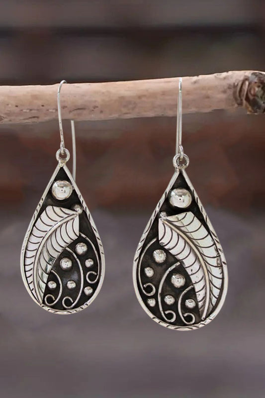 Vintage Filigree Leaf Earrings