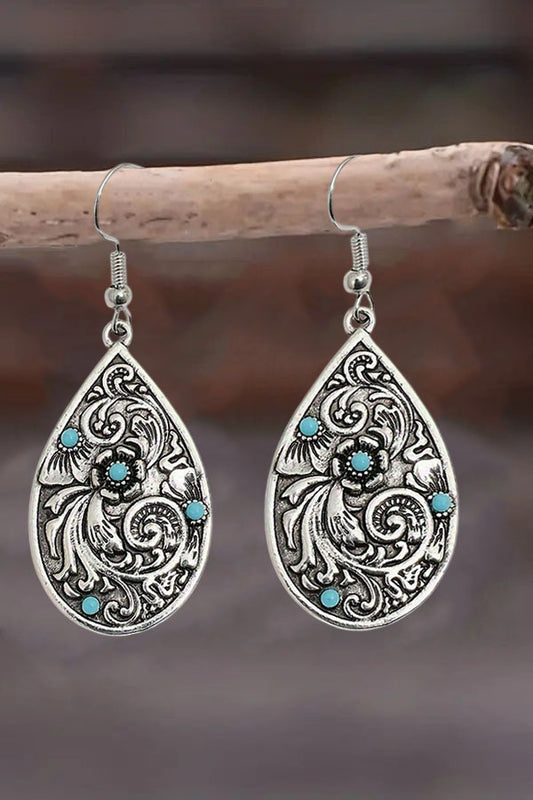 Cowgirl Filigree Turquoise Earrings