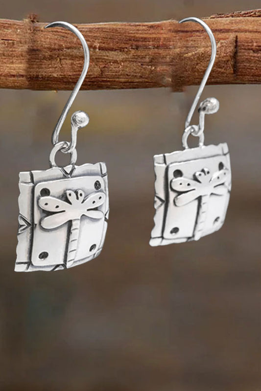 Geometric Dragonfly Earrings