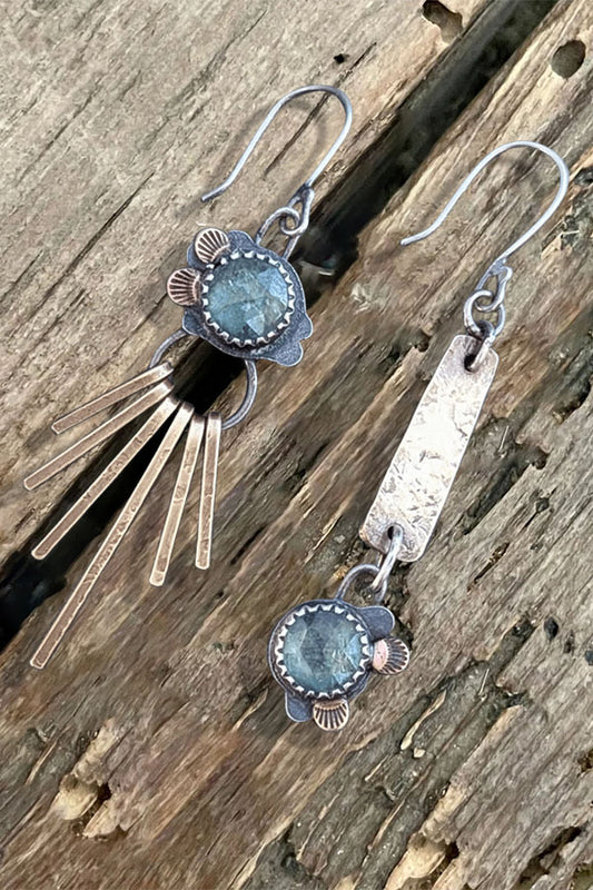 Bohemian Vintage Tassels  Turquoise Earrings